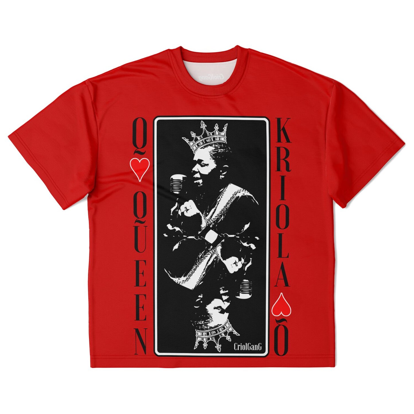 Kriola Queen Plus-size T-Shirt Red