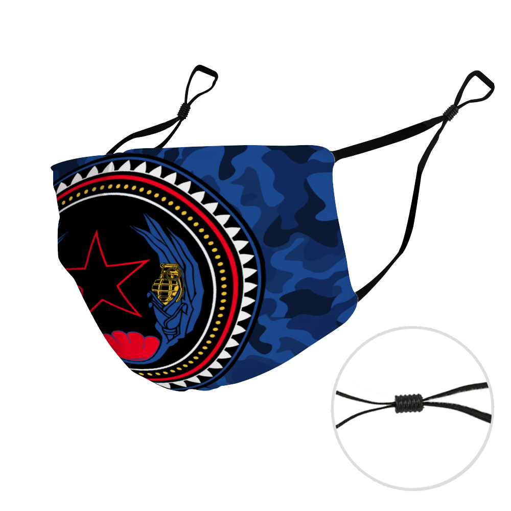 Cabo verde Adult's Face Mask with Filter Element Camo Shield - CVC Streetwear