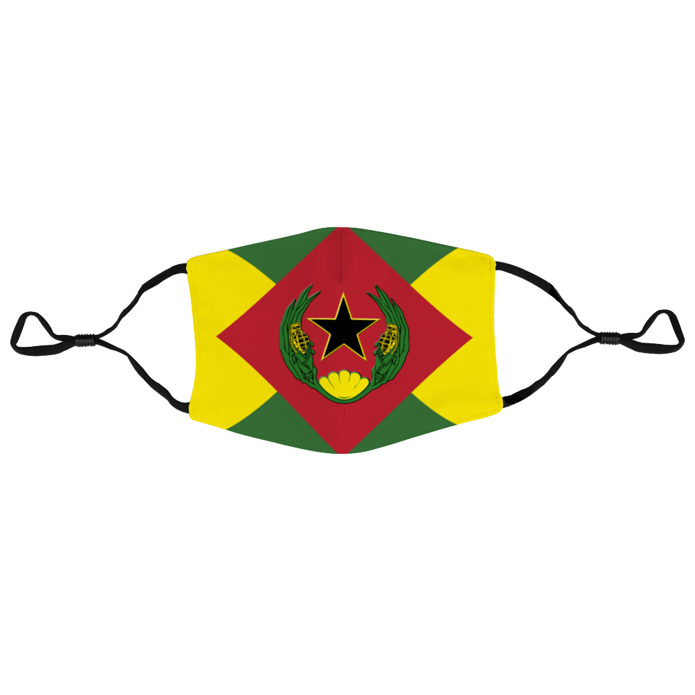 Cabo verde Adult's Face Mask with Filter Element old flag design - CVC Streetwear