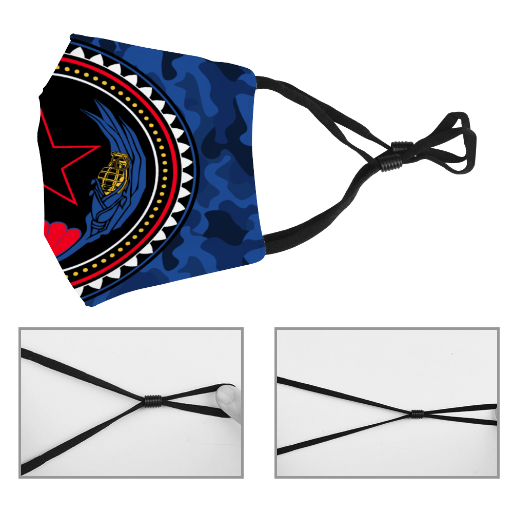 Cabo verde Adult's Face Mask with Filter Element Camo Shield - CVC Streetwear