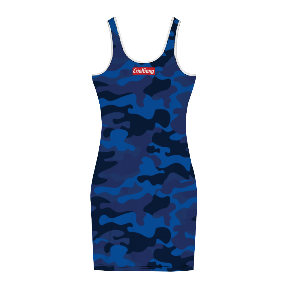 CaboVerde CamoFlag Women's Tank Dress Stylish Sleeveless Dress