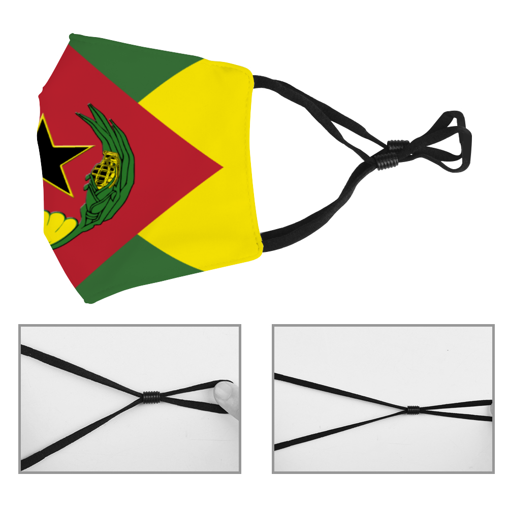 Cabo verde Children's face Mask with Filter Element old flag design - CVC Streetwear