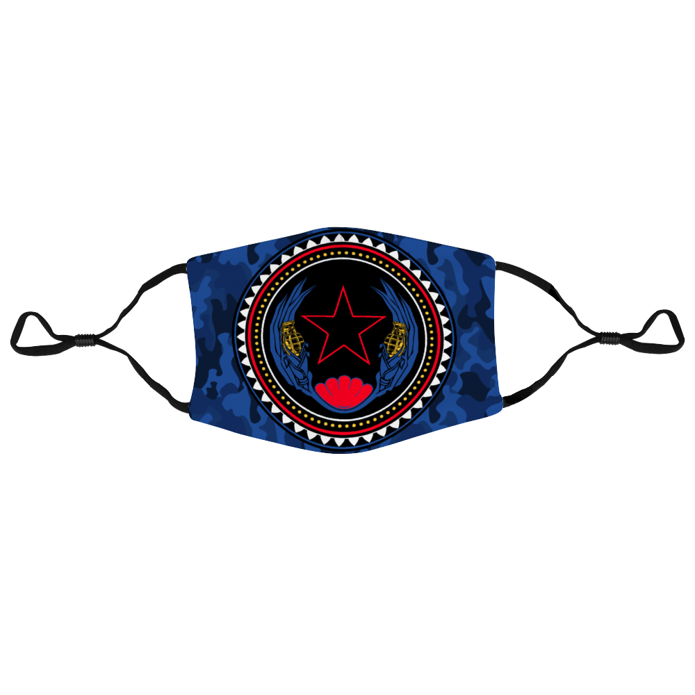 Cabo verde Adult's Face Mask with Filter Element Camo Shield - CVC Streetwear