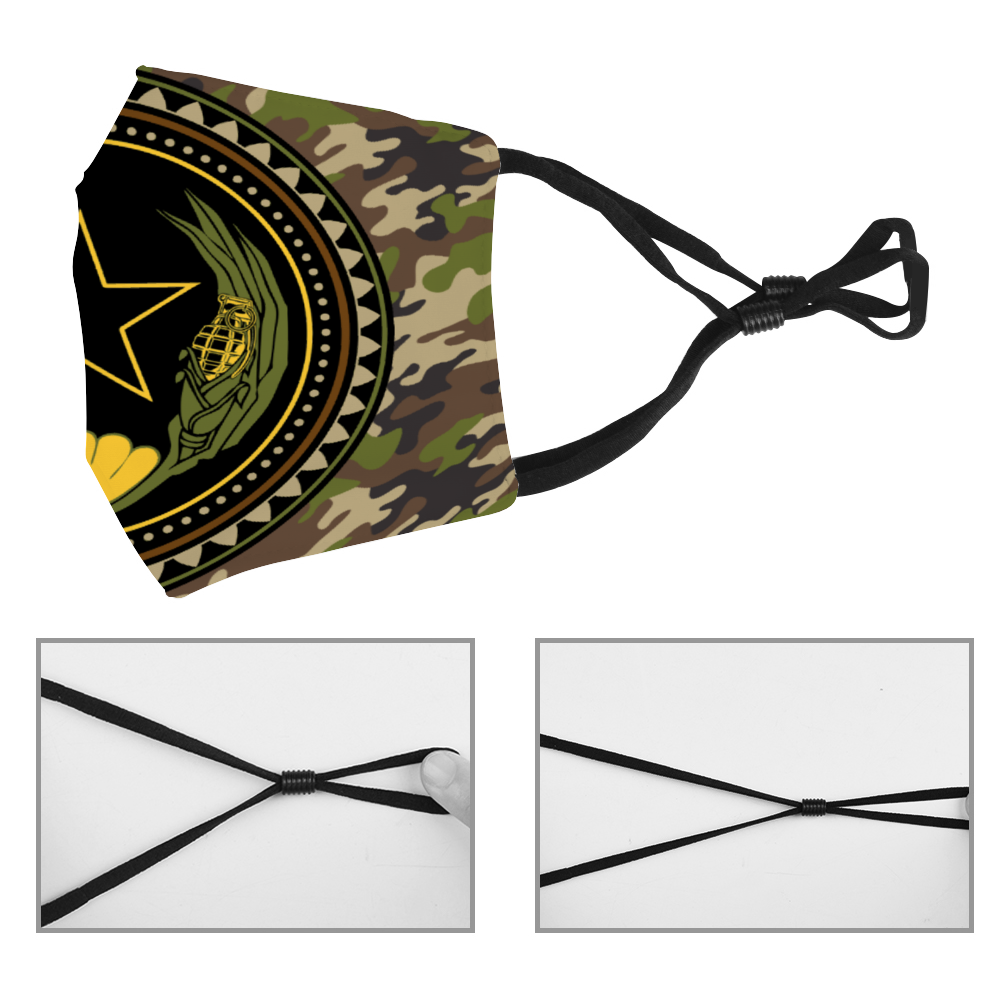 Cabo verde Adult's Face Mask with Filter Element Camo Shield - CVC Streetwear