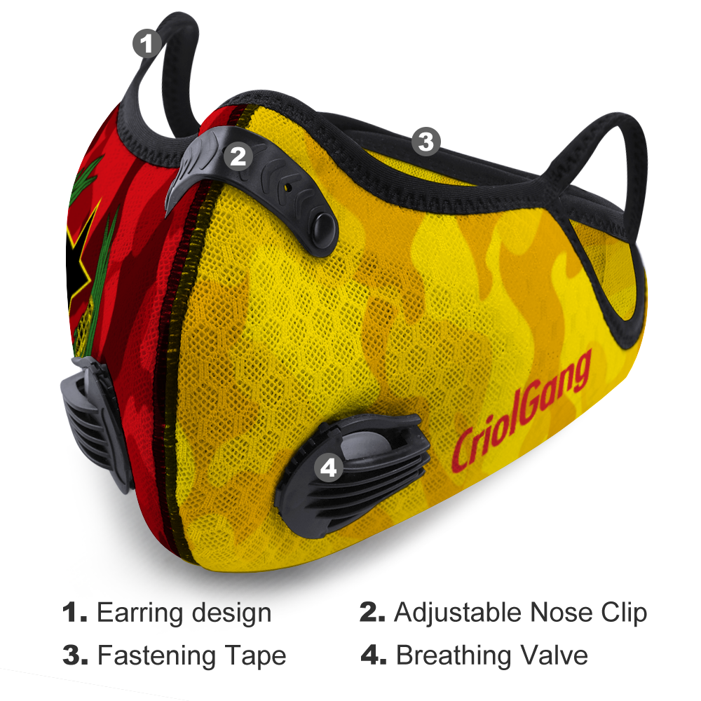 Cabo Verde Face Mouth Mask Outdoor Protective Mask