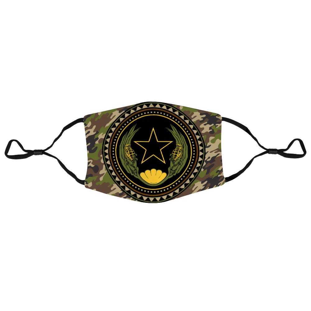 Cabo verde Children's Face Mask with Filter Element Camo Shield - CVC Streetwear