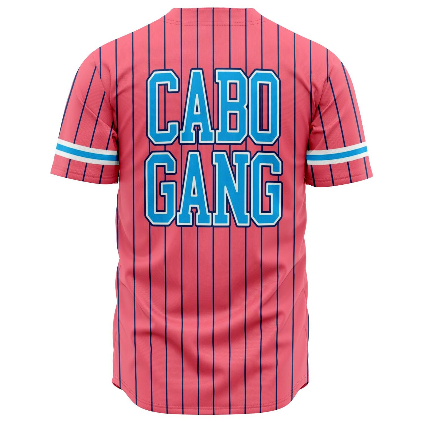 Cabo Verde baseball jersey pink & blue "KRIOLU/CABOGANG"