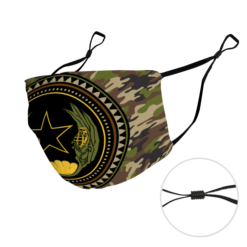 Cabo verde Adult's Face Mask with Filter Element Camo Shield - CVC Streetwear