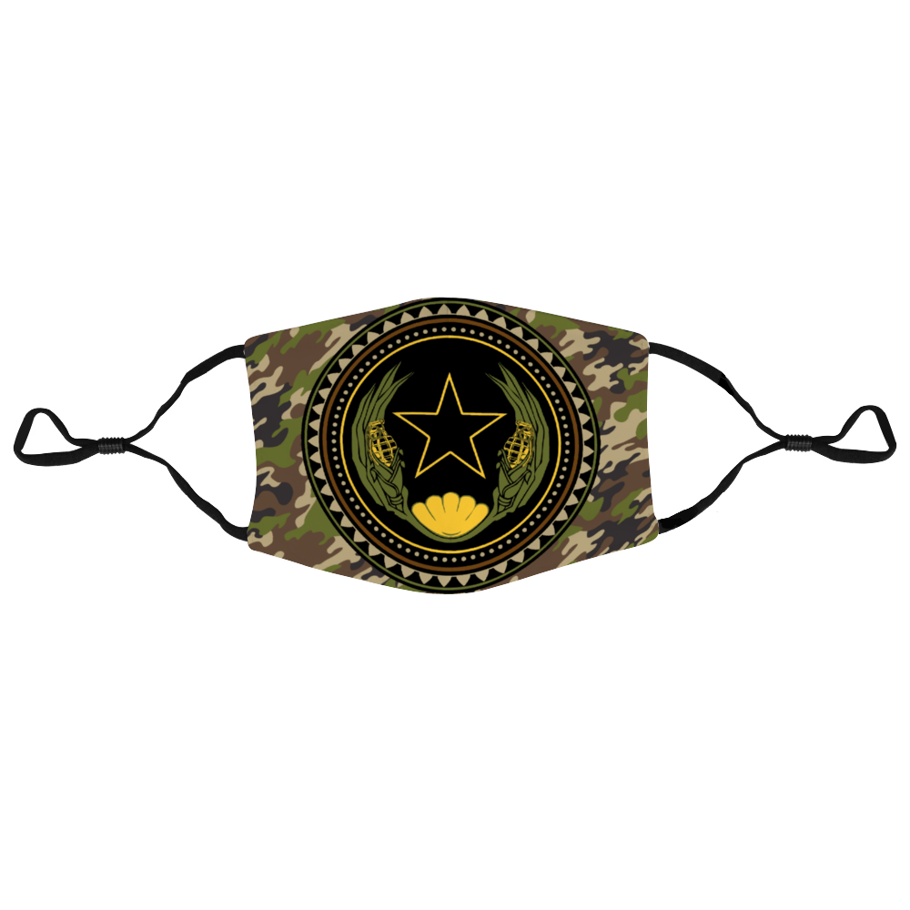 Cabo verde Adult's Face Mask with Filter Element Camo Shield - CVC Streetwear
