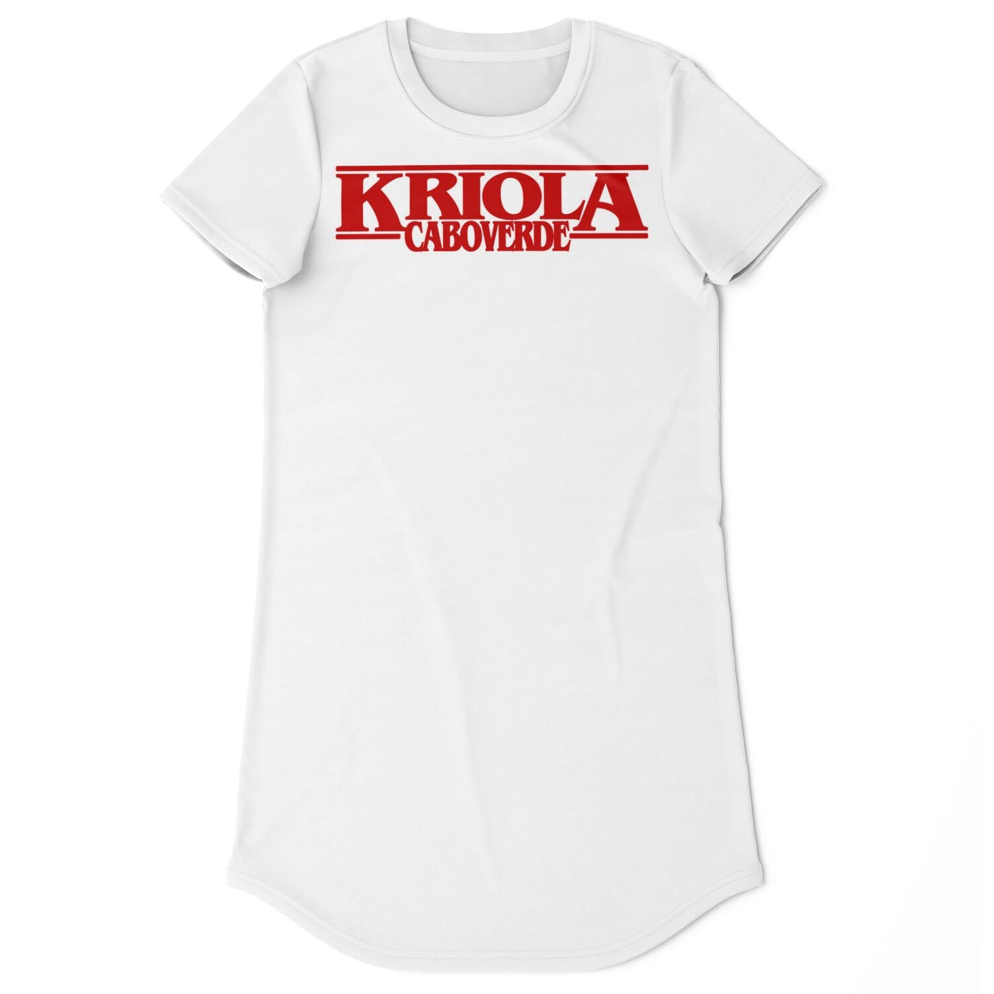 KRIOLA T-Shirt Dress White