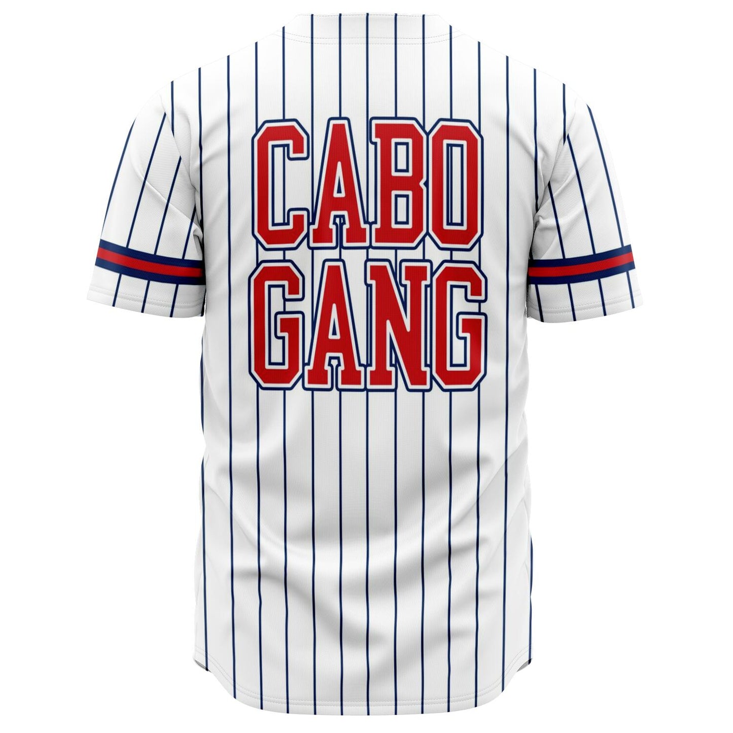 Cabo verde baseball jersey white & red "CABOGANG" - CVC Streetwear
