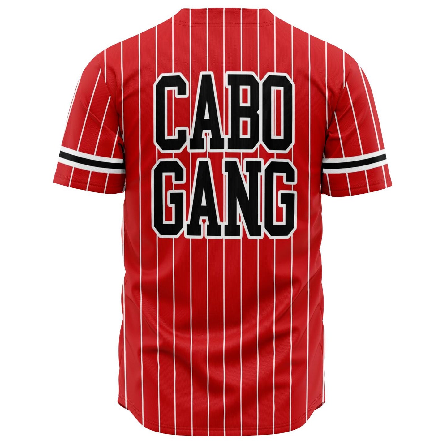 Cabo Verde baseball jersey  red & black "CABOGANG" - CVC Streetwear