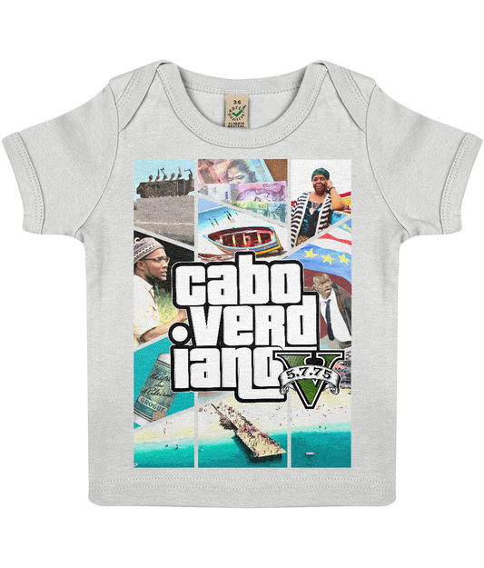 Cabo verde Baby Lap T-shirt  "Caboverdiano" - CVC Streetwear