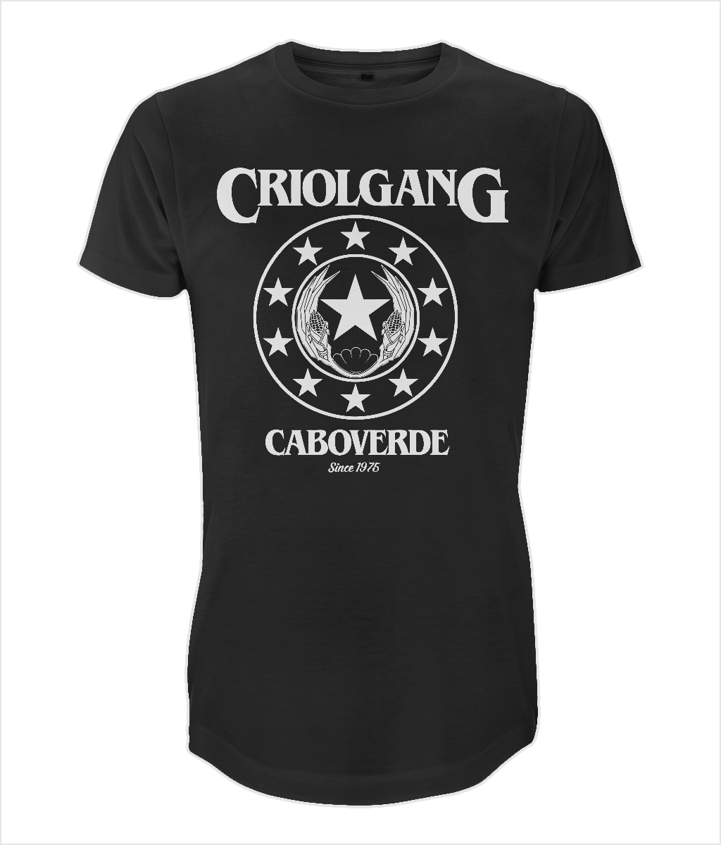 Cabo Verde Long Men's T-Shirt Criolgang emblem - CVC Streetwear