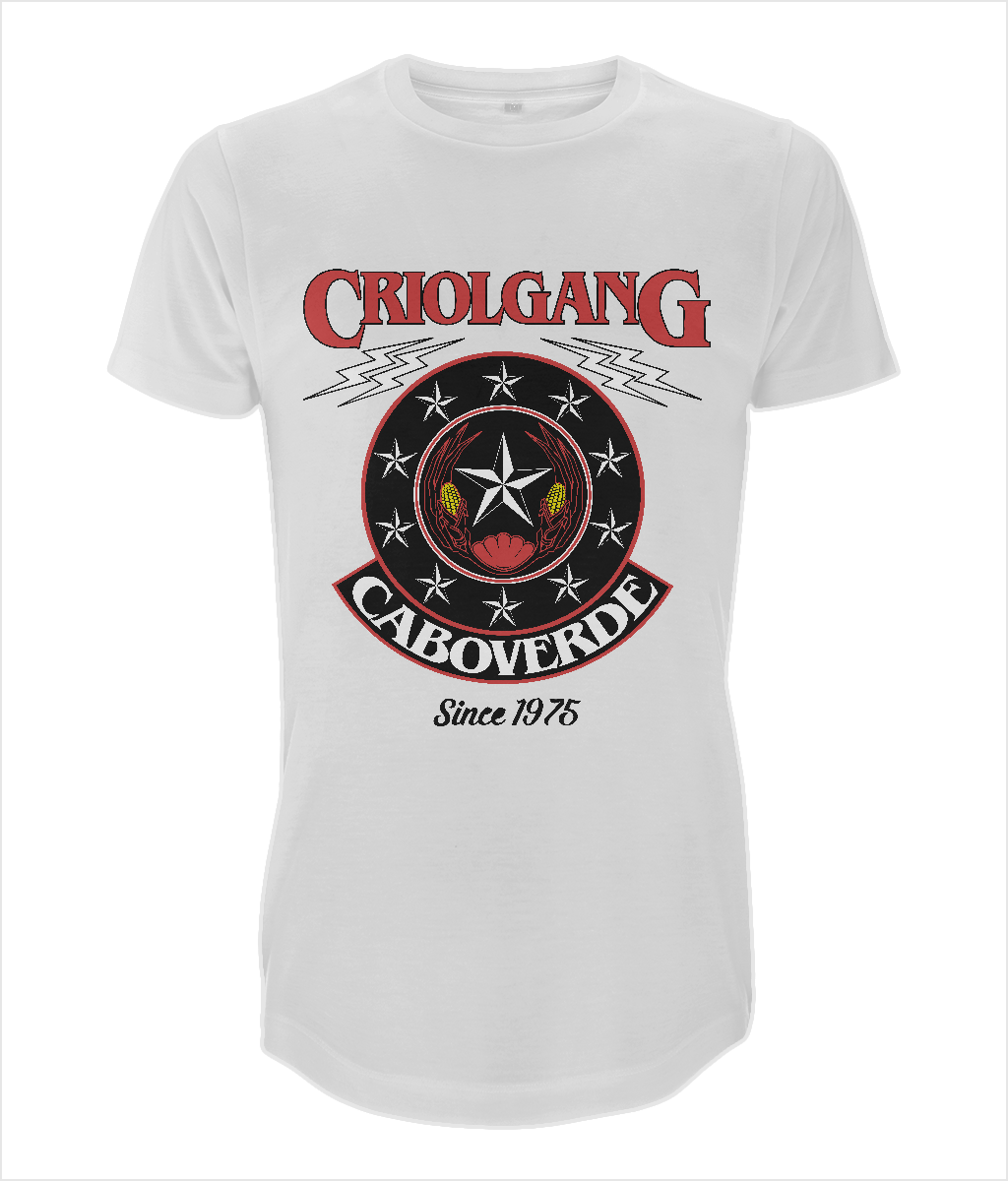 Cabo Verde Long Men's T-Shirt "Criolgang Sheild" - CVC Streetwear