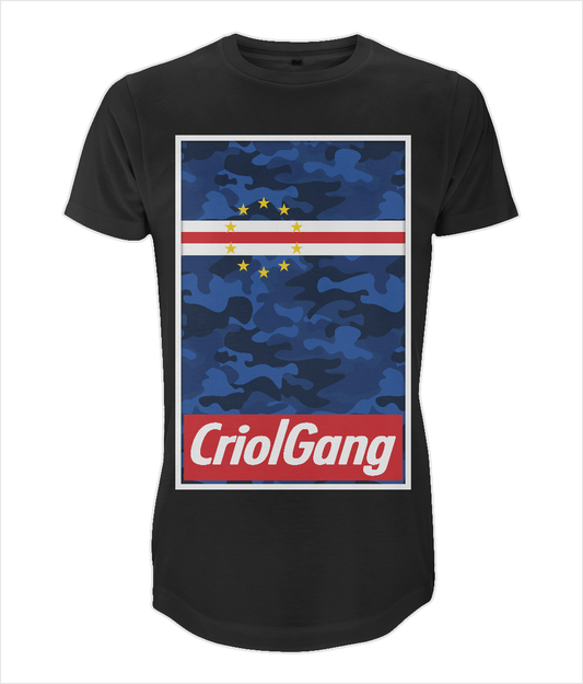 Cabo Verde Long Men's T-Shirt "CriolGang" - CVC Streetwear