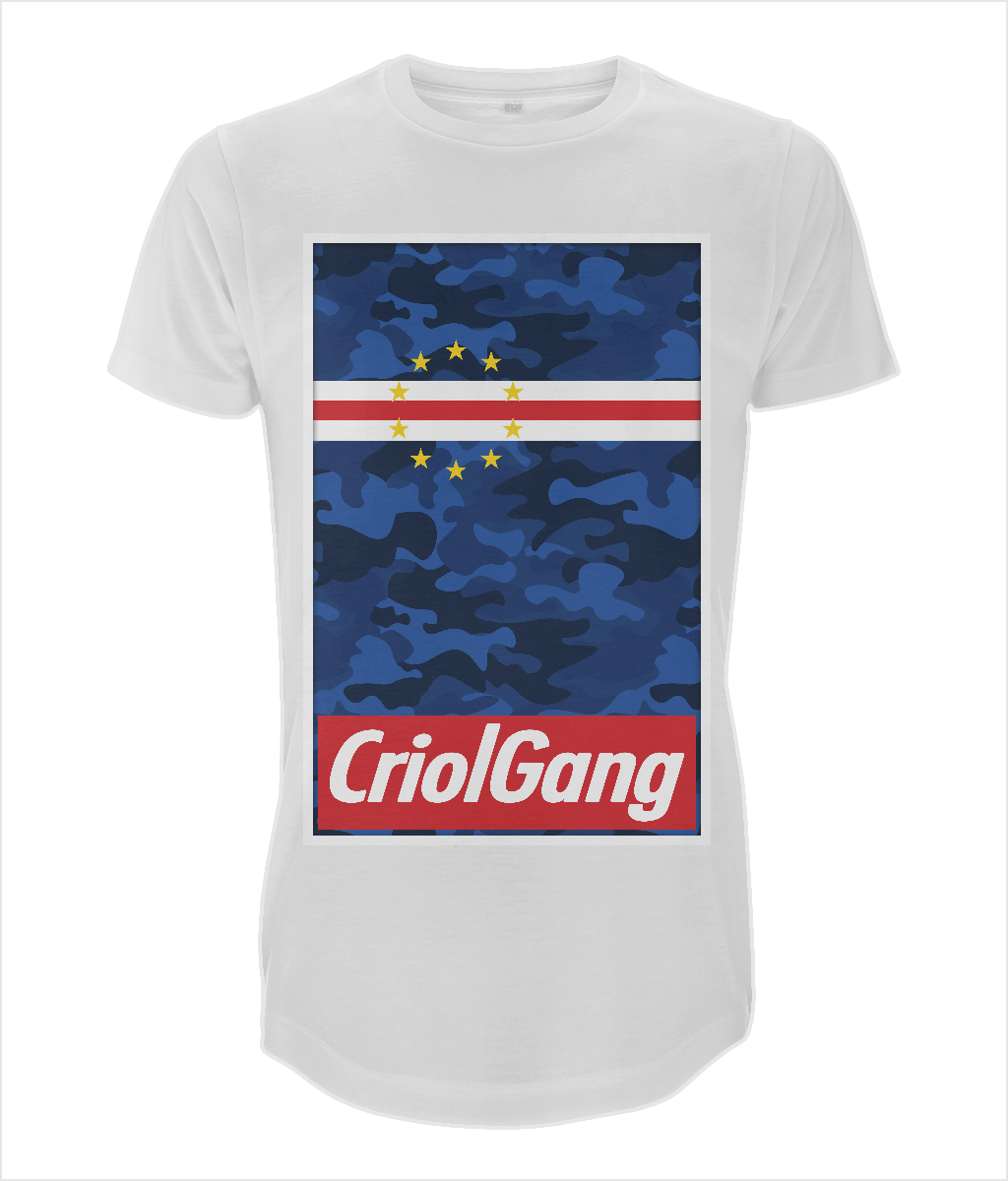 Cabo Verde Long Men's T-Shirt "CriolGang" - CVC Streetwear