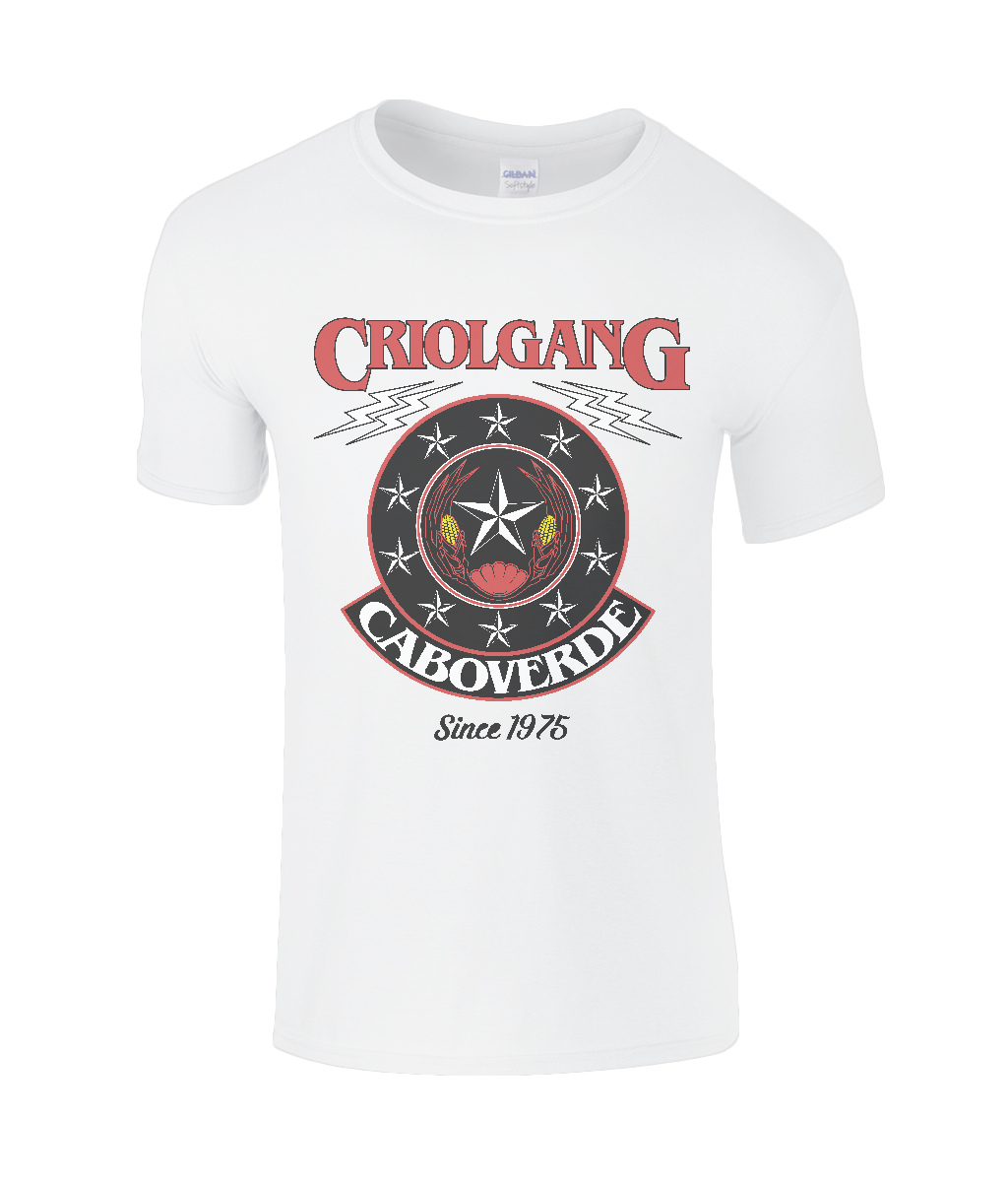 Cabo Verde Men  T-Shirt "CriolGang  Sheild" - CVC Streetwear