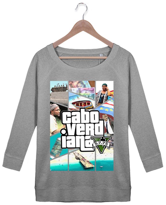 Cabo Verde Sweatshirt Women 3/4 sleeve "Caboverdiana" - CVC Streetwear