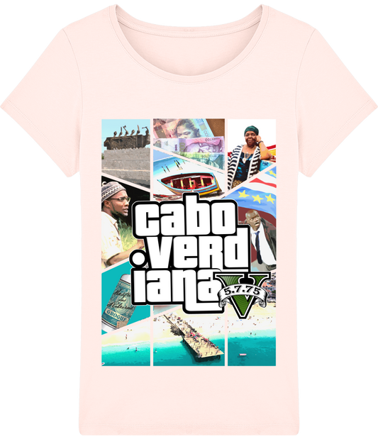 Cabo Verde T-shirt Women "Caboverdiana" - CVC Streetwear