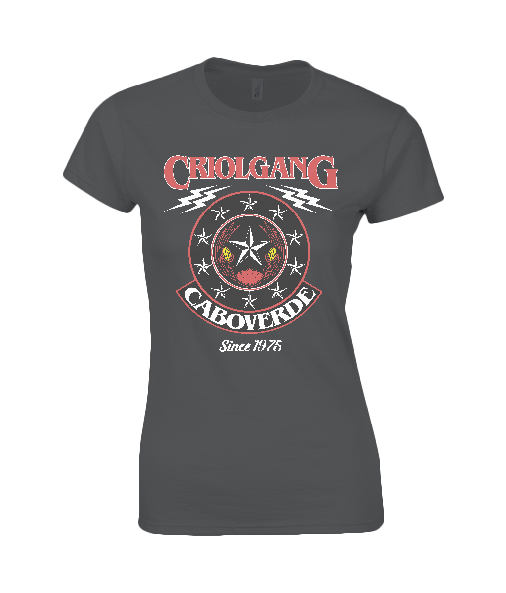 Cabo Verde Women T-Shirt "CriolGang  Sheild" - CVC Streetwear