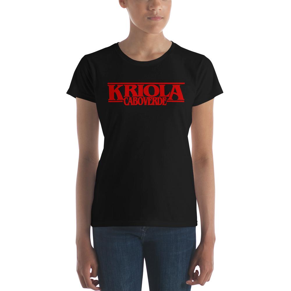 Cabo Verde Women's short sleeve t-shirt " KRIOLA " - CVC Streetwear