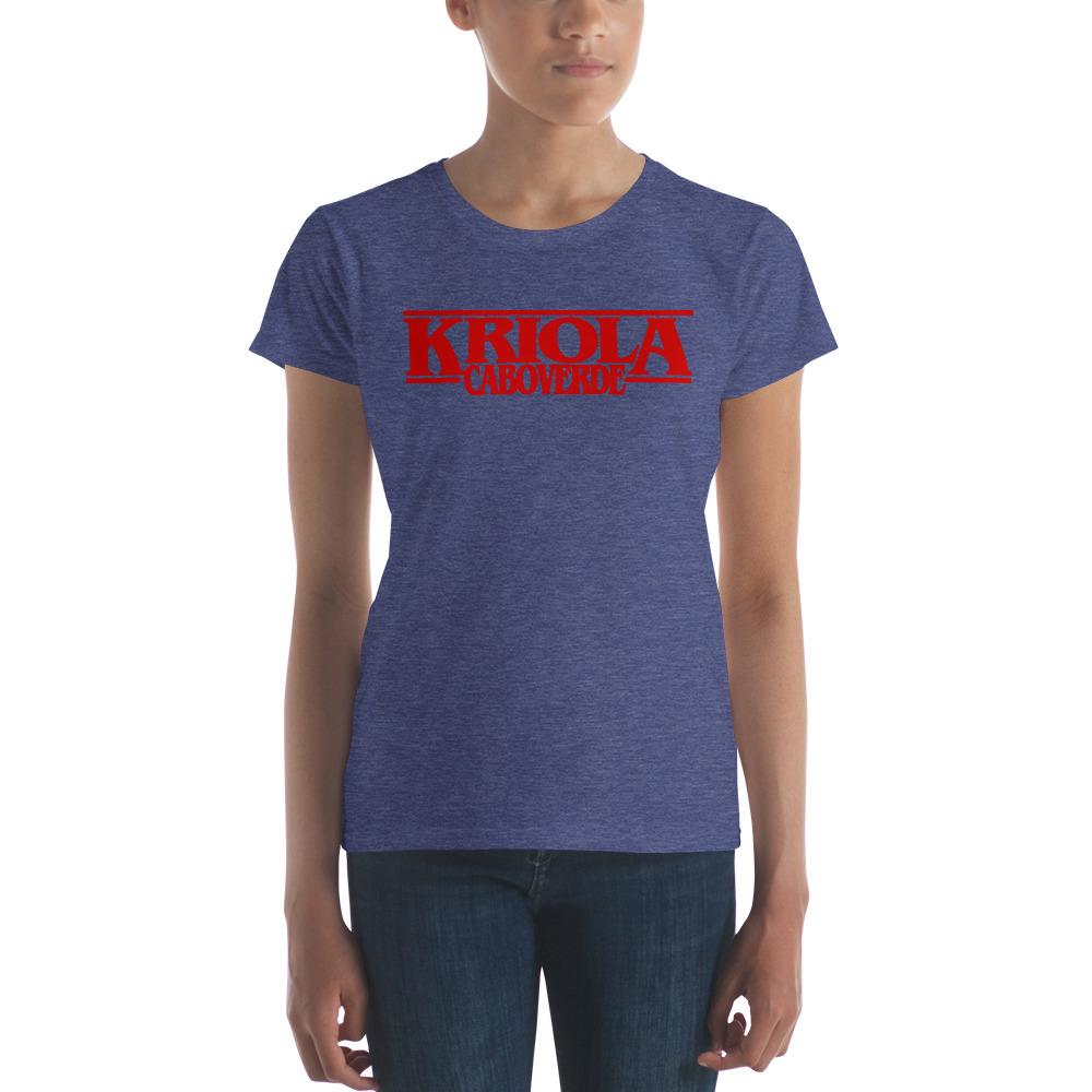 Cabo Verde Women's short sleeve t-shirt " KRIOLA " - CVC Streetwear