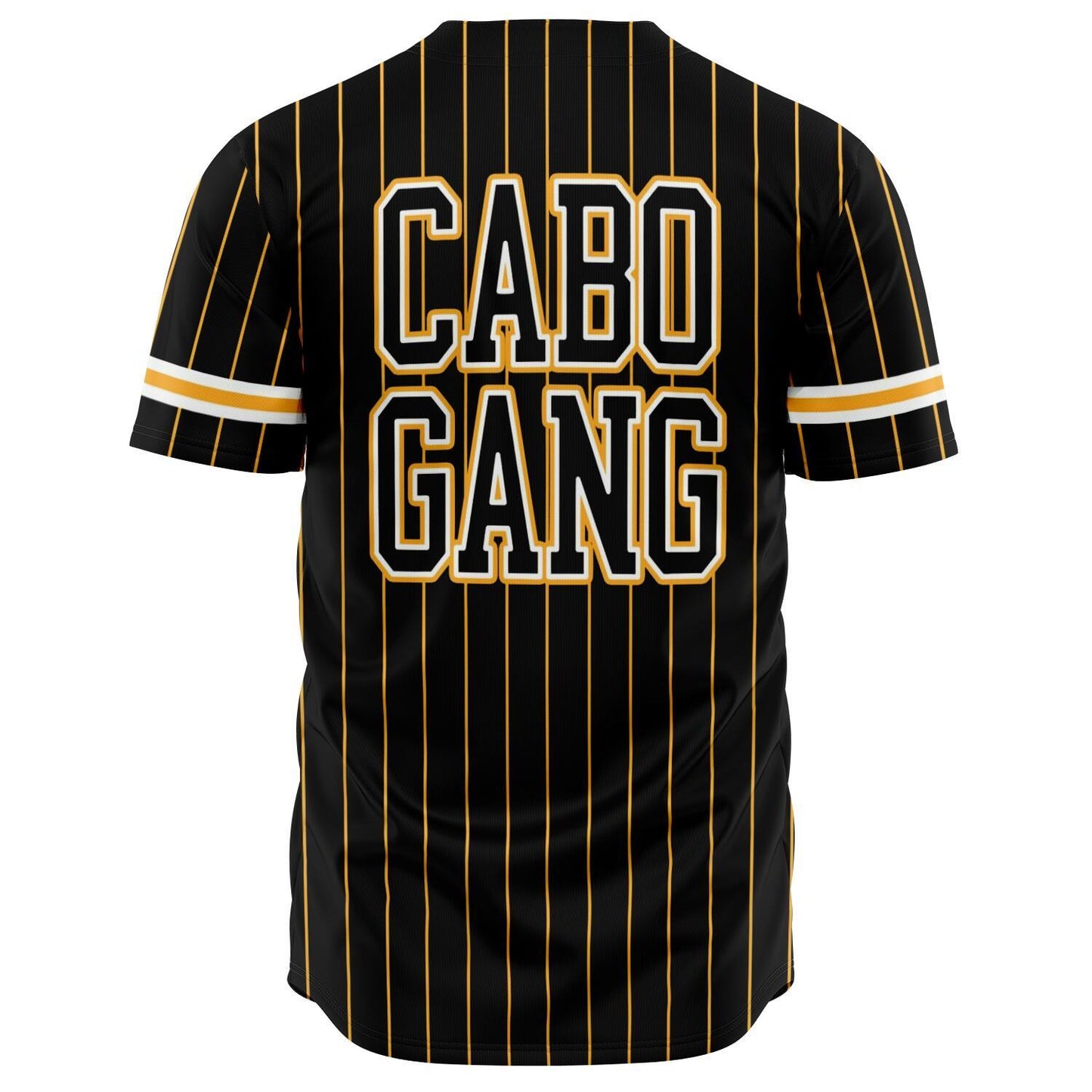 Cabo verde baseball jersey " KRIOLU/CABOGANG" black yellow - CVC Streetwear