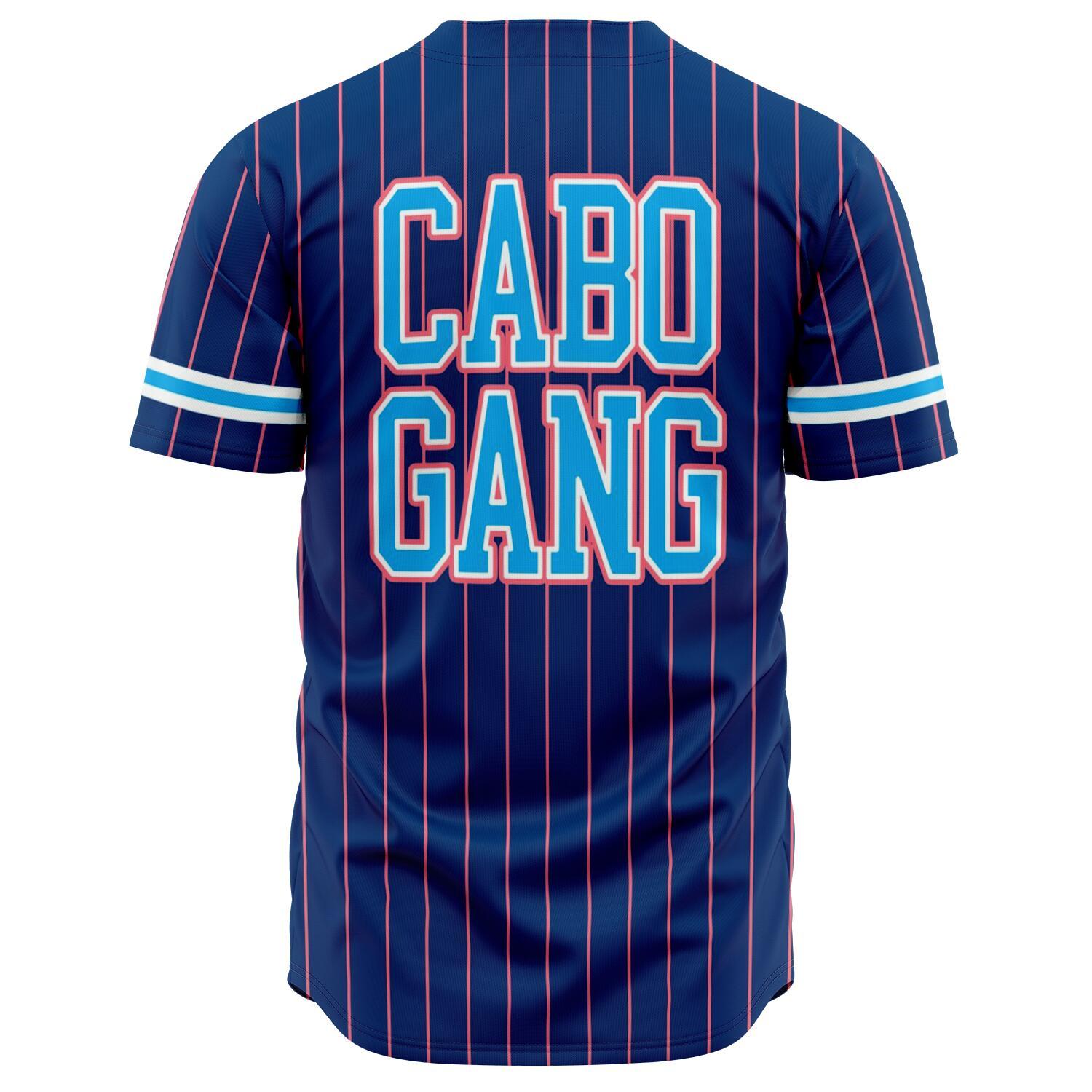 Cabo verde baseball jersey " KRIOLU/CABOGANG" blue pink - CVC Streetwear